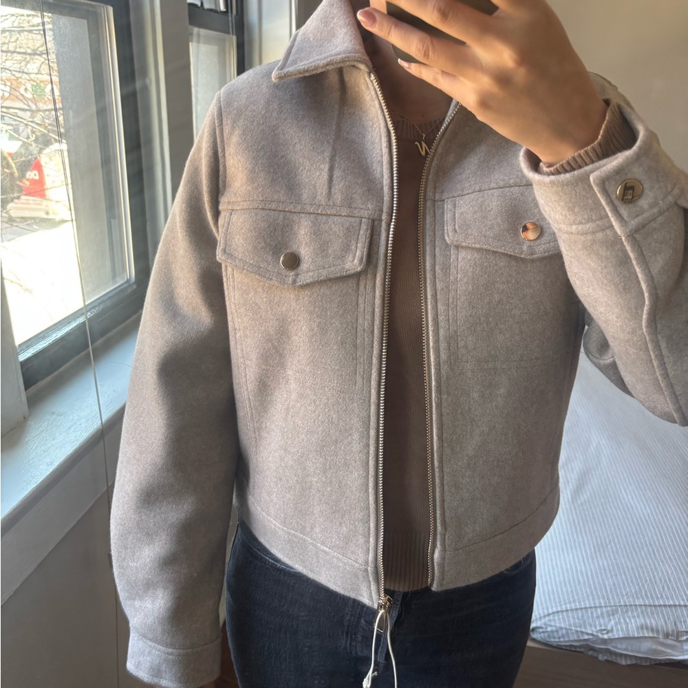 Zara soft zip-up Jacky new with tags